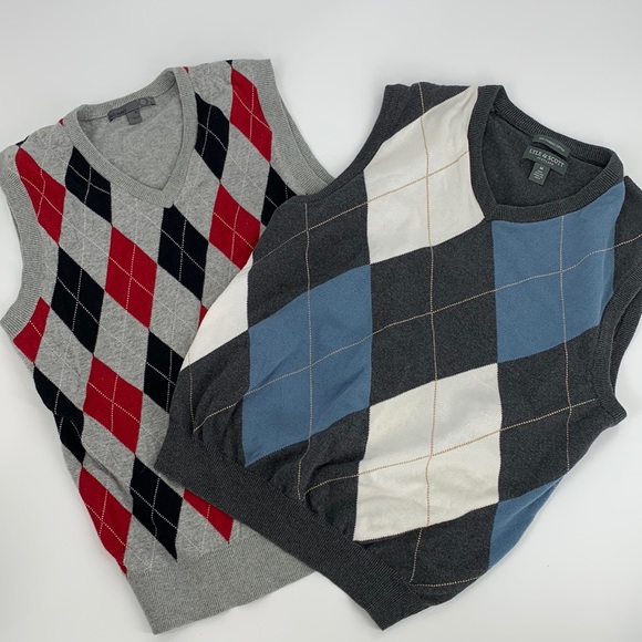 Lyle & Scott Other - Argyle Sweater Vest Bundle